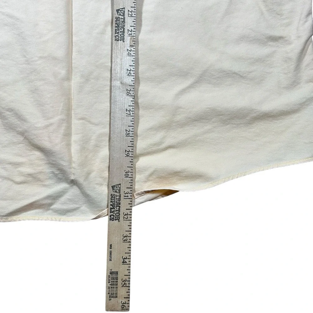 Vintage J Crew Oarsman Label Poplin Peach Salmon Cotton Normcore‎ Shirt Men's XL